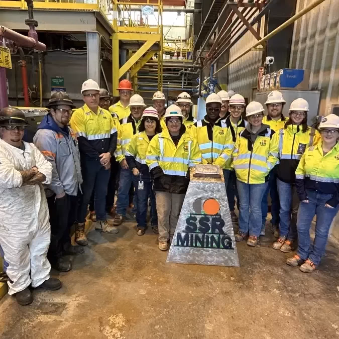 SSR Mining celebra 5 millones de onzas de producción de oro a partir de caléndula