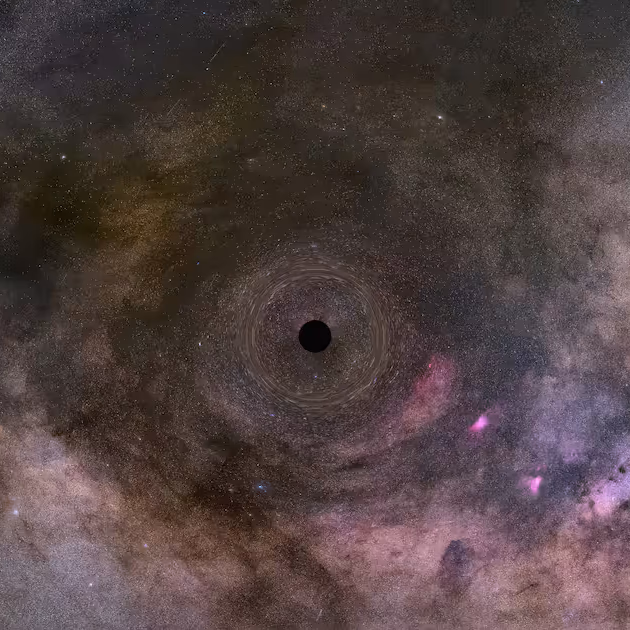 Telescopio James Webb mide un agujero negro inactivo a 10.000 millones de años luz