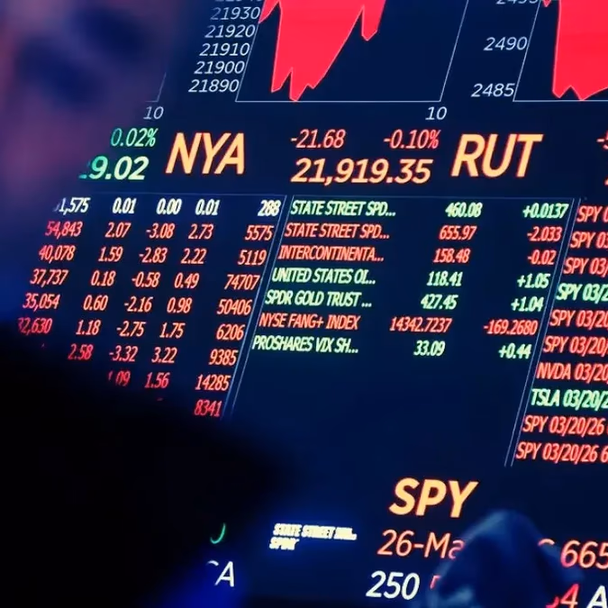 Wall Street cae otra vez: S&P 500 y Nasdaq cierran en mínimos de casi ocho meses mientras Trump endurece su presión sobre Irán