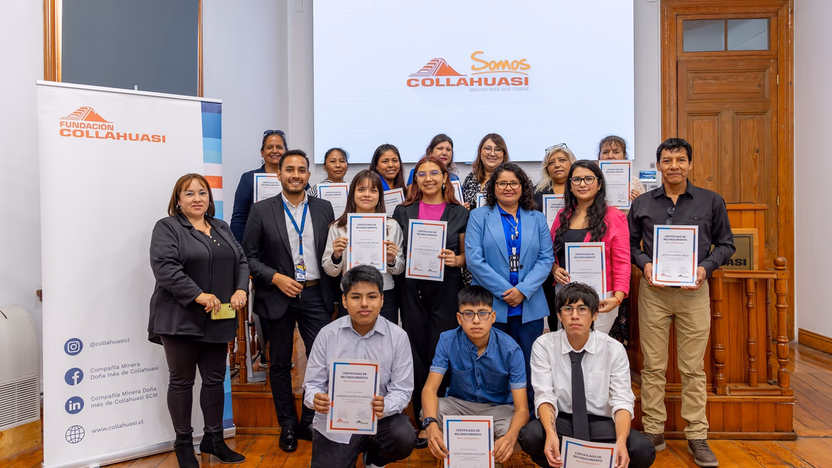 24 jóvenes de Alto Hospicio y Pica cursarán estudios universitarios con apoyo de “Beca Embajadores Collahuasi”
