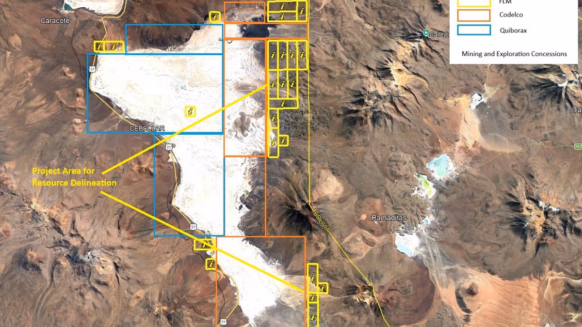 First Lithium reporta hasta 1.299,5 mg/L de litio en salmueras del proyecto Ascotán, en Antofagasta