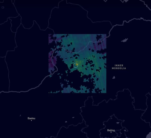 Impacto climático del empuje del carbón de China visible desde el espacio