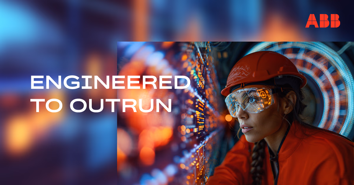 ABB resalta su apuesta por la electrificación y la automatización con un nuevo posicionamiento de marca y slogan: «Engineered to Outrun»