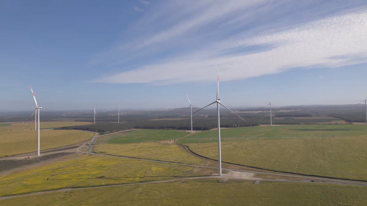 AES Andes inicia operación comercial de San Matías y consolida su generación eólica en Biobío