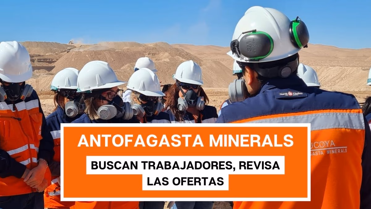 Antofagasta Minerals requiere nuevos profesionales para tres operaciones y corporativo