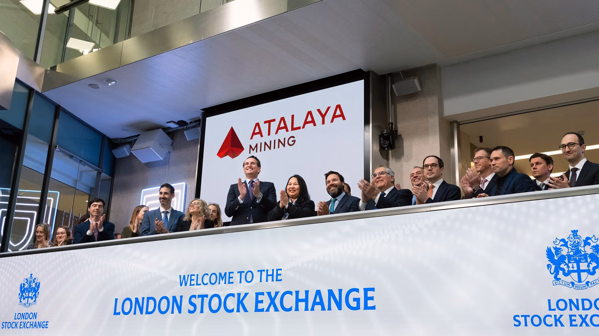 Atalaya comienza a cotizar en el Mercado Principal de la Bolsa de Londres