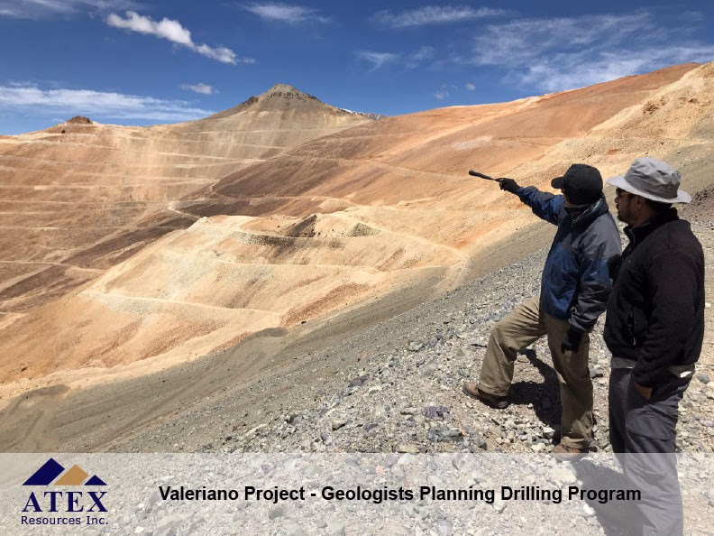 ATEX completa el programa de perforación Valeriano Fase II