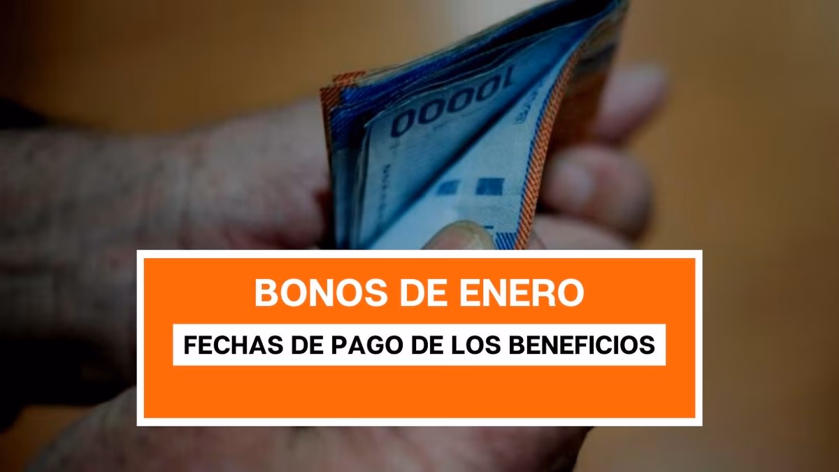 Bonos de enero: estas son las fechas de pago de los beneficios