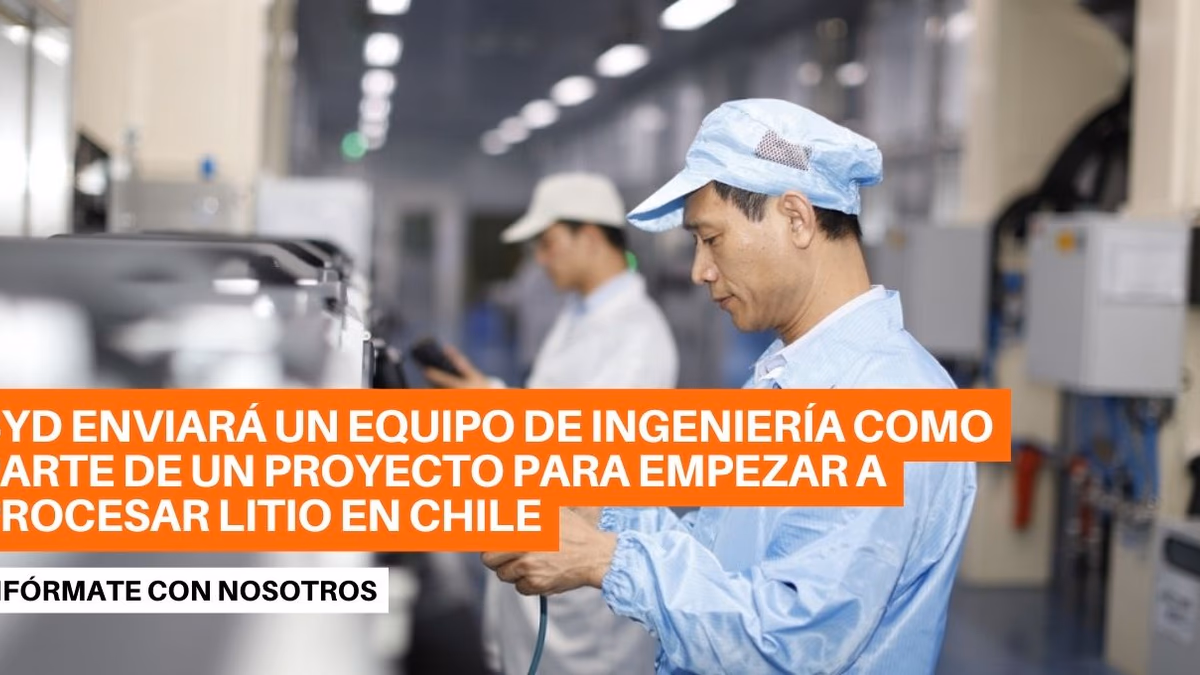 BYD, gigante automotriz de China, avanza en proyecto de litio de US$290 millones en Chile