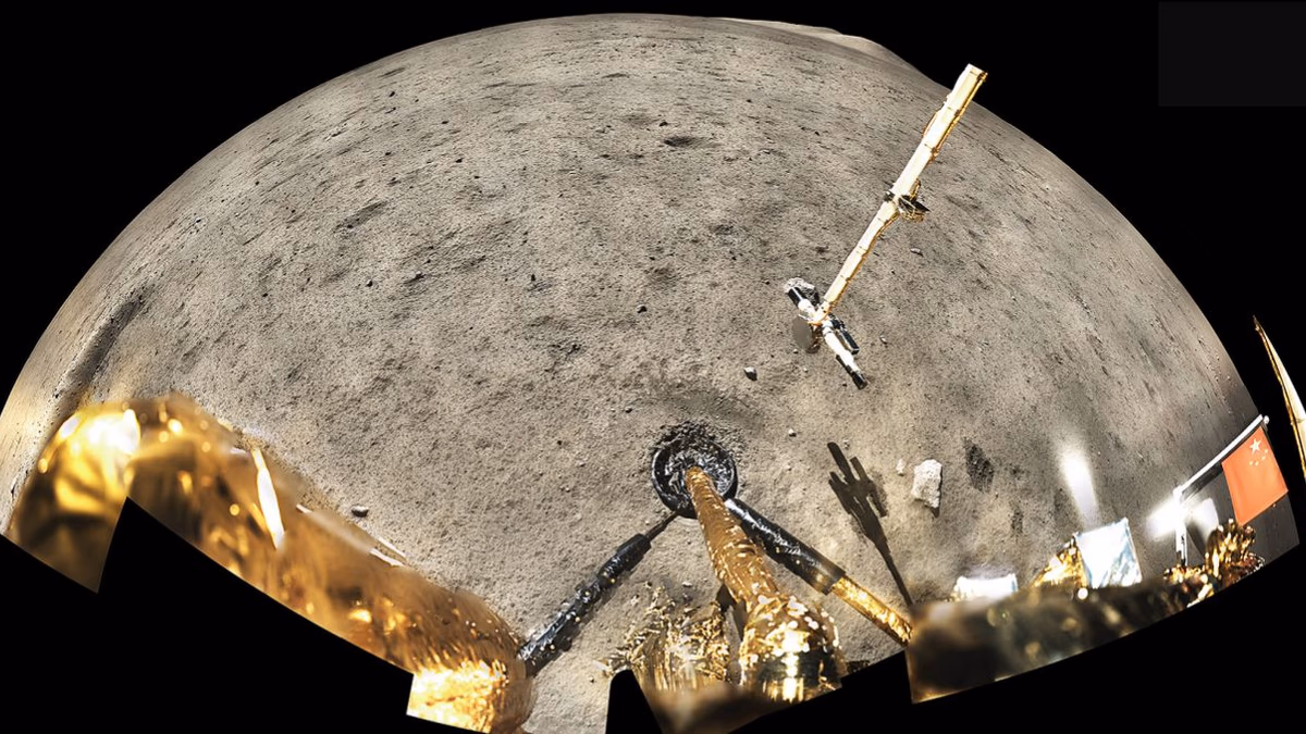 Chang’e 5 revela nuevos minerales en la superficie lunar