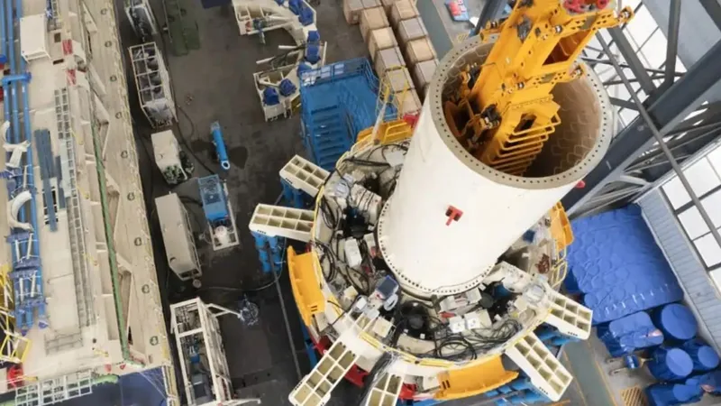 China pone en operación tuneladora vertical capaz de excavar a más de 1.000 metros en roca dura