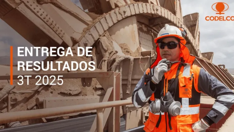 Codelco alcanzó 937 mil toneladas de producción propia y US$ 4.159 millones de Ebitda al tercer trimestre