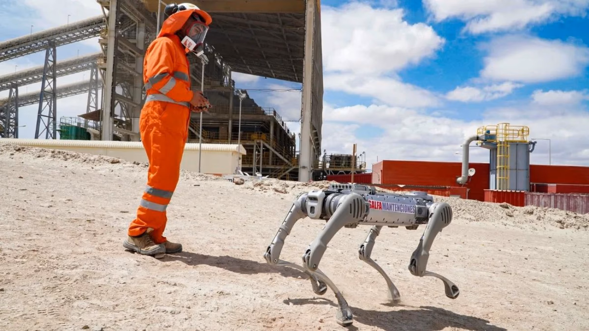 Codelco Gabriela Mistral innova con robot cuadrúpedo para minimizar riesgo de sílice y mejorar la seguridad laboral