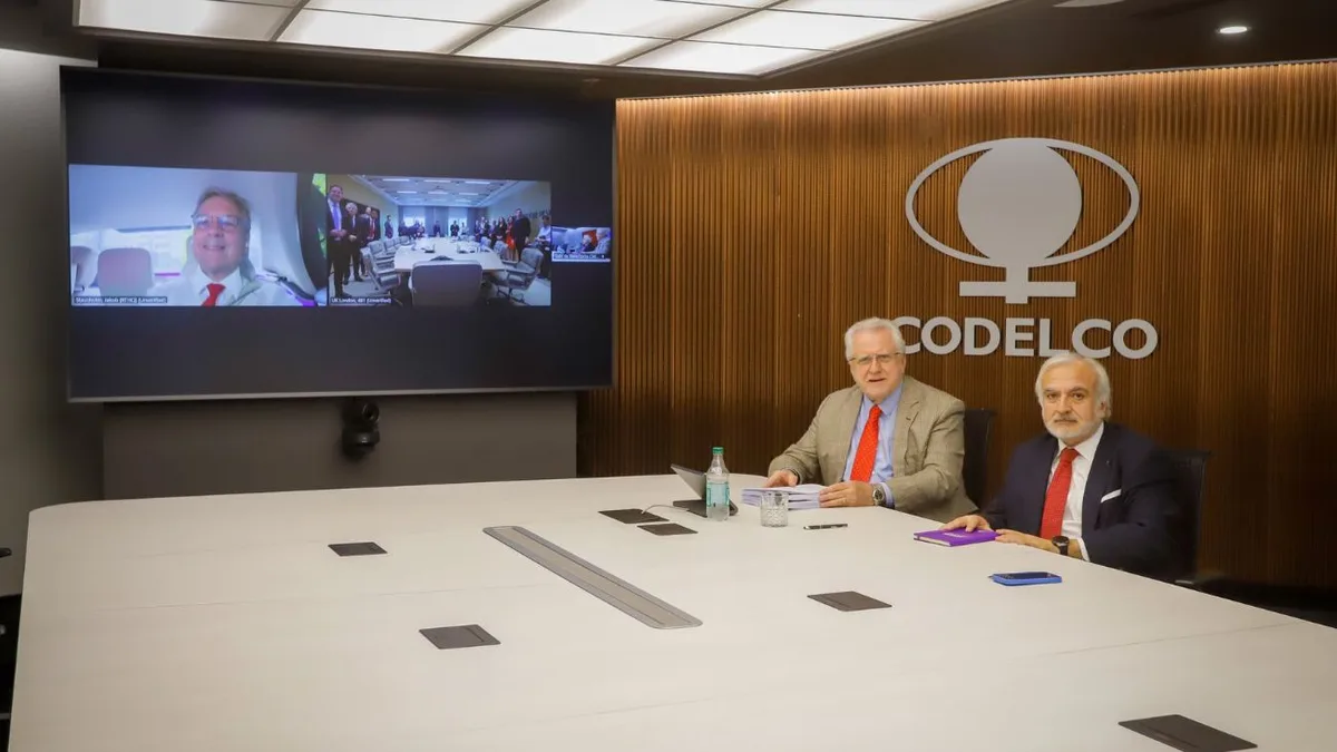 Codelco y Rio Tinto firman histórico acuerdo para desarrollar proyecto ...