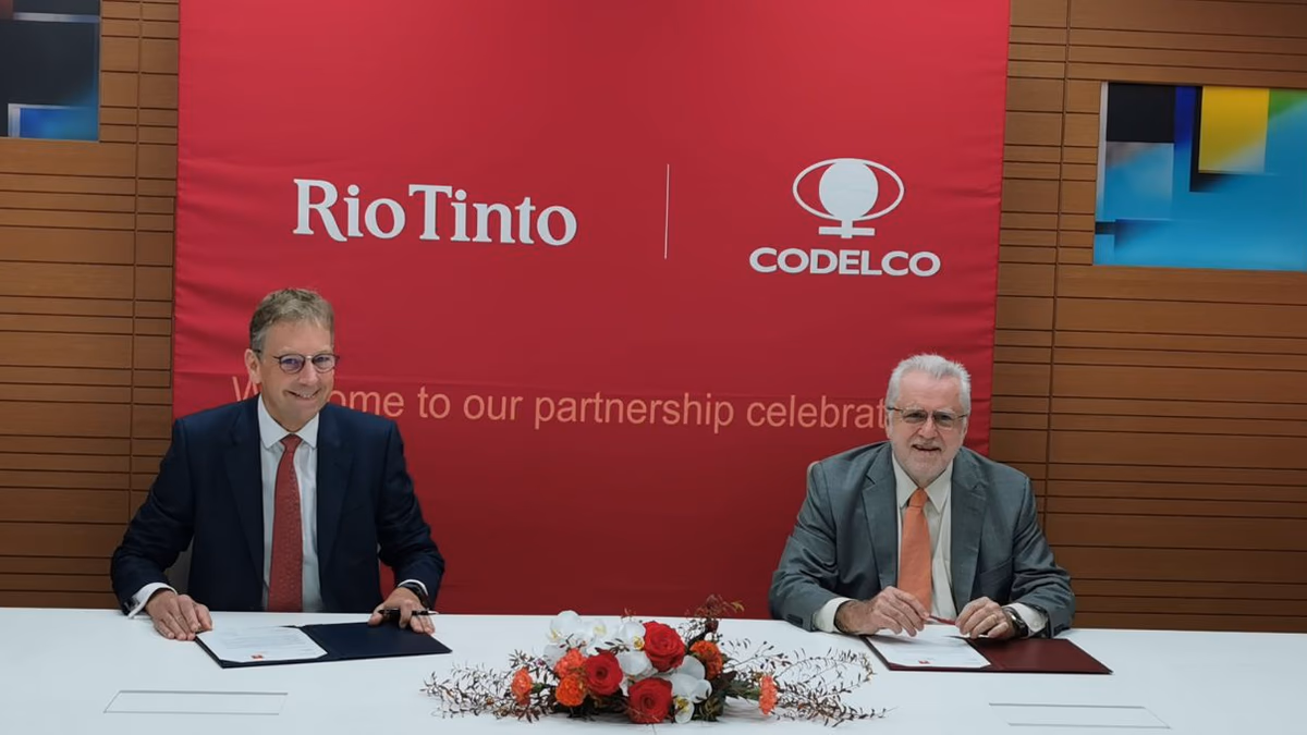 Codelco y Rio Tinto formalizan su asociación estratégica en Tokio