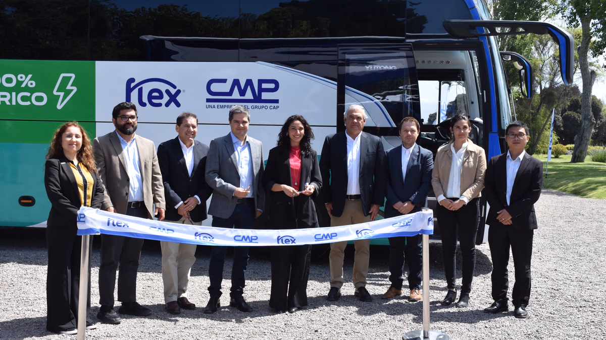 Compañía Minera del Pacífico completa con éxito la primera flota de buses 100% eléctrica de la minería en Chile