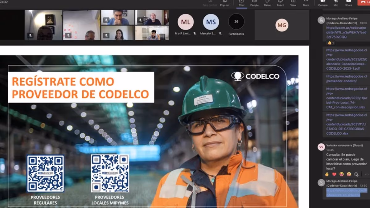 Compras de El Teniente a proveedores locales MiPyME alcanza los 109 millones de dólares en 2023