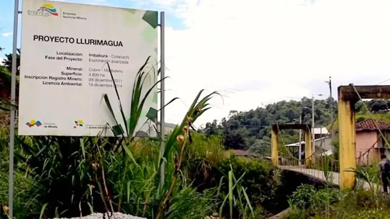 Ecuador licitará proyecto Llurimagua en 2026 tras salida de Codelco