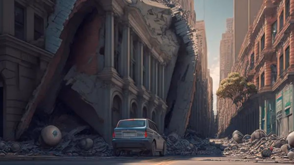 El devastador efecto de un gran terremoto en Chile, según la Inteligencia Artificial