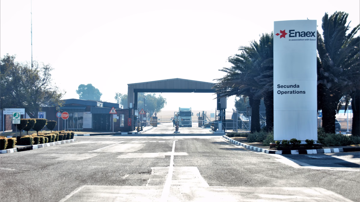 ENAEX concreta su entrada al mercado africano al ingresar a la propiedad de la división de explosivos de SASOL SOUTH AFRICA LIMITED