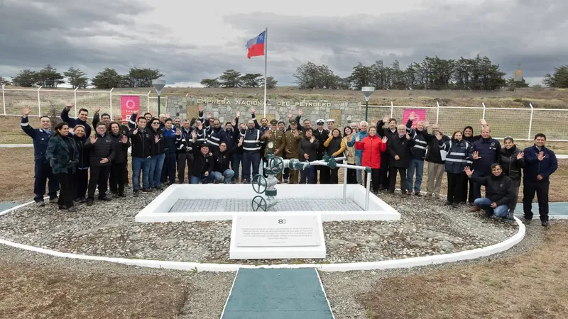 Enap celebró los 80 años del descubrimiento del petróleo en su futura planta de hidrógeno verde