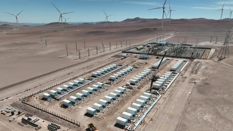 ENGIE avanza en la construcción de su primer sistema de almacenamiento integrado a un parque eólico en Chile