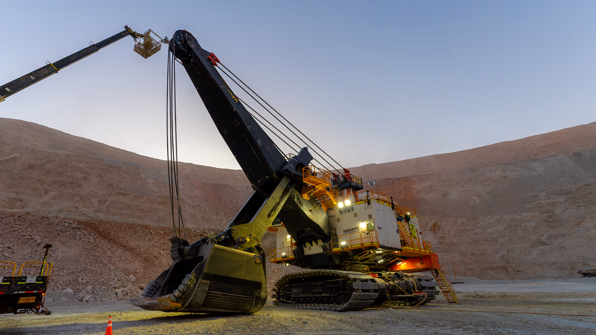 Escondida | BHP recibe la primera pala eléctrica de cable 4800XPC en Latinoamérica y la tercera de su tipo en el mundo