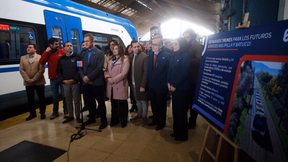 Estado adquiere 32 trenes para tramo MELIPILLA-ALAMEDA y QUINTA NORMAL-BATUCO
