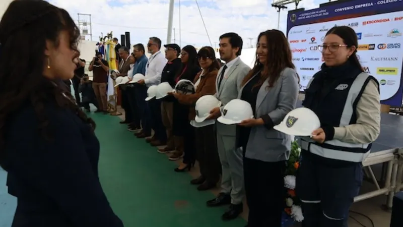 Formación técnica minera: El Abra consolida 10 años de alianza con Don Bosco Calama y proyecta 20 prácticas anuales