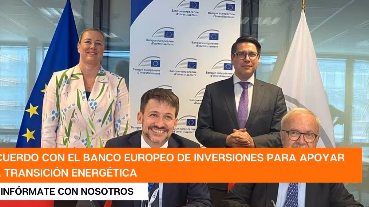 Gobierno firma acuerdo con el Banco Europeo de Inversiones para apoyar la transición energética