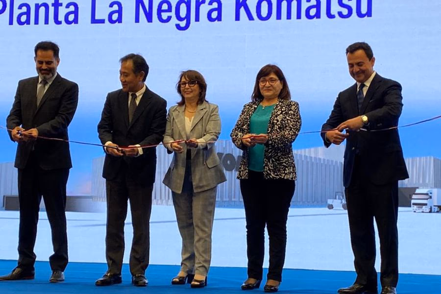 Grupo Komatsu y Ministerio de Minería inauguran planta industrial de US$ 24 millones en Antofagasta
