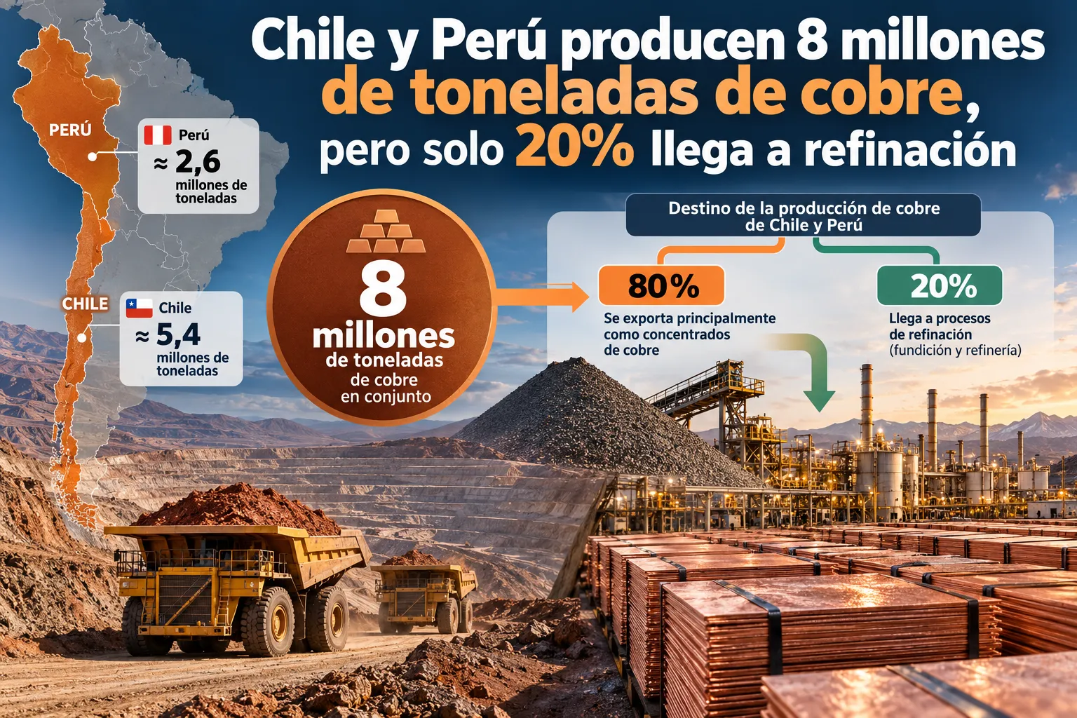 Infografía del cobre andino