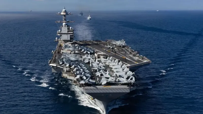 Incendio en portaaviones Gerald R. Ford: Dos heridos y operaciones intactas