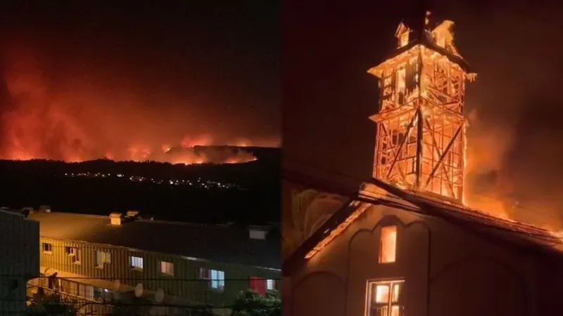 Incendios forestales: miles de evacuados y la cifra que aún cambia hora a hora en Ñuble y Biobío