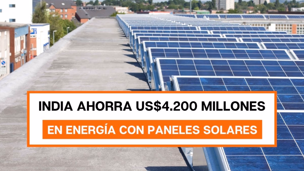 India ahorró 4.200 millones de dólares con energía solar
