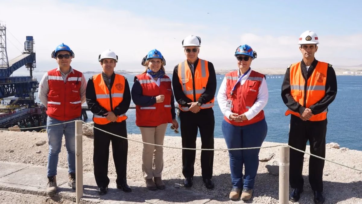 Inspección de la Armada a Puerto y Planta en Punta Padrones.