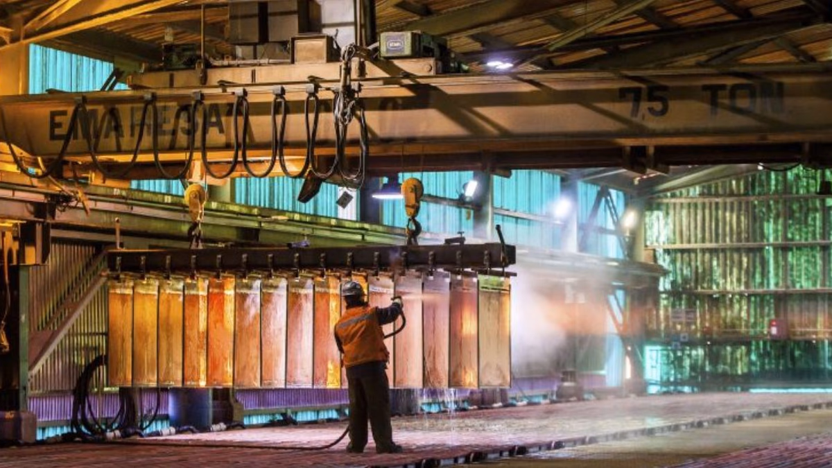 Inventarios de la minería del cobre anotaron un alza mensual de 0,6% en octubre de 2023