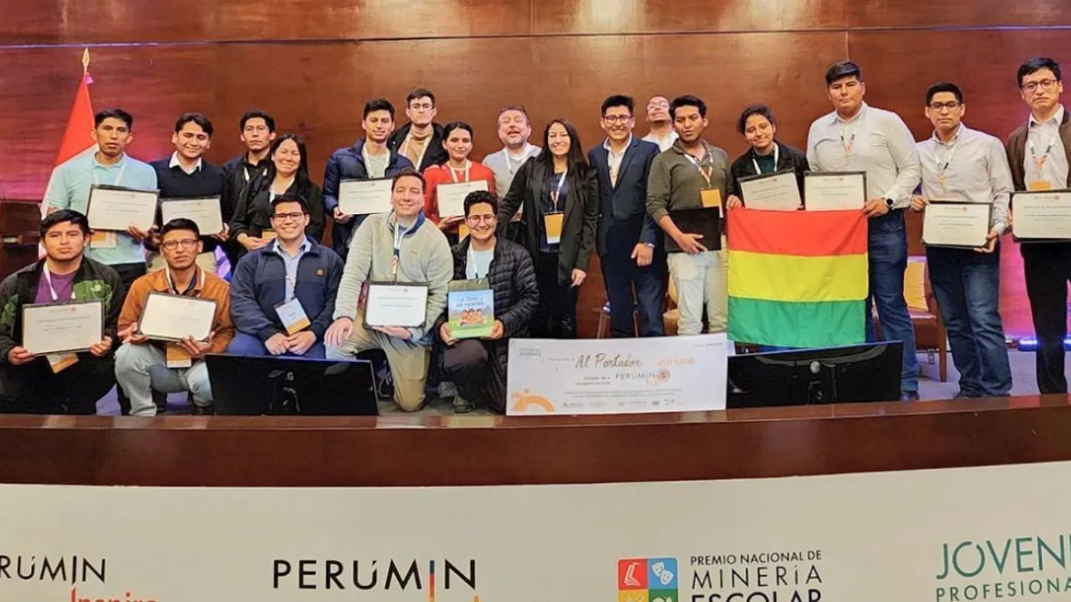 Jóvenes de Perú y Colombia premiados con 5.000 USD en minería