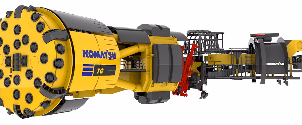 Komatsu y Codelco probarán máquina tuneladora única en mina Chuquicamata