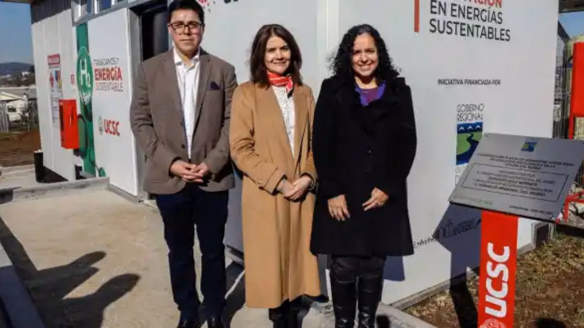 La Universidad Católica de la Santísima Concepción inaugura planta de hidrógeno verde para investigación y desarrollo tecnológico