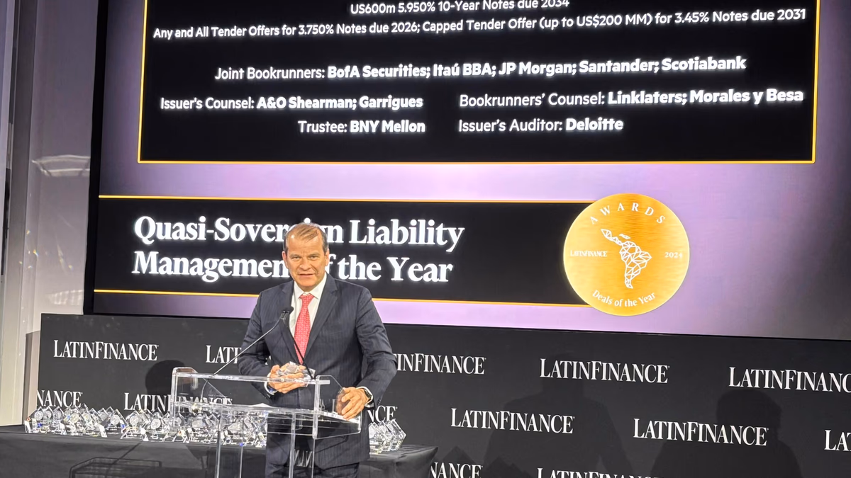 LatinFinance premia a Enap por exitosa colocación de bono internacional