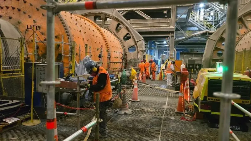 Los Pelambres completa con éxito su primera mantención mayor 2026 en la Planta Concentradora