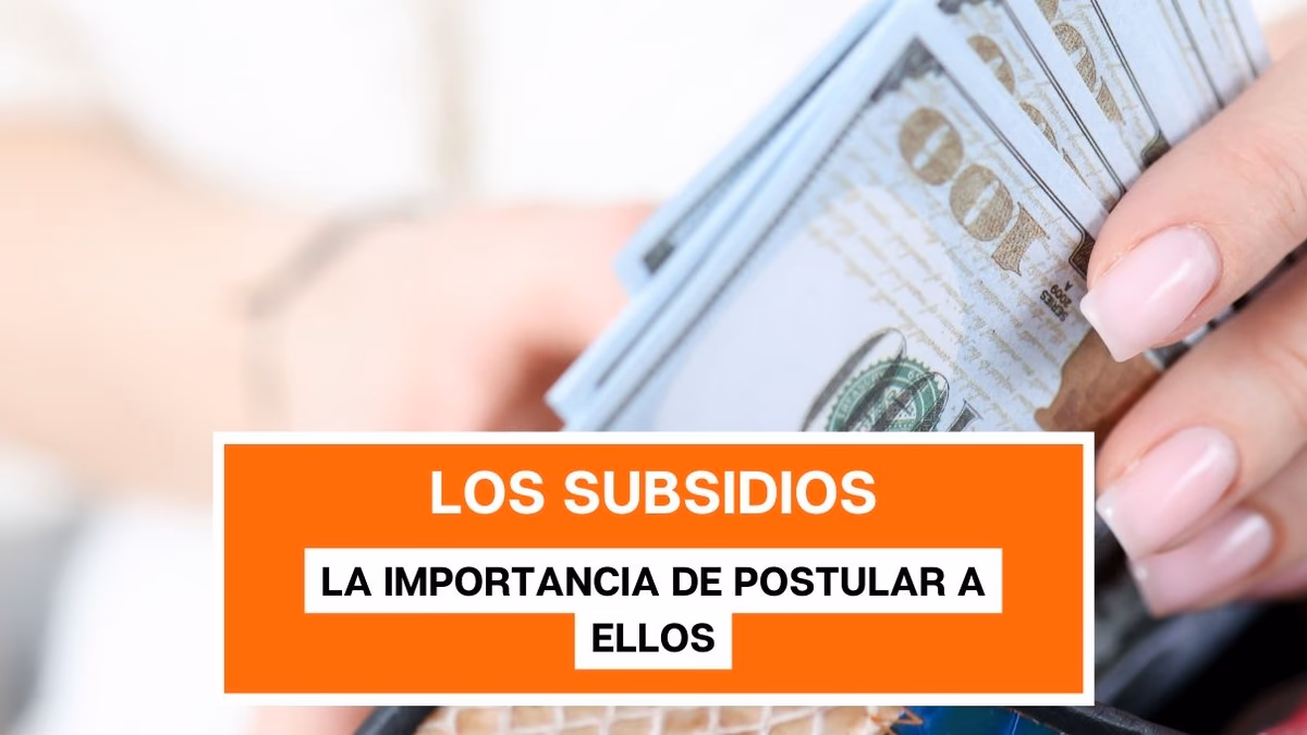 Los subsidios y la importancia de postular a ellos