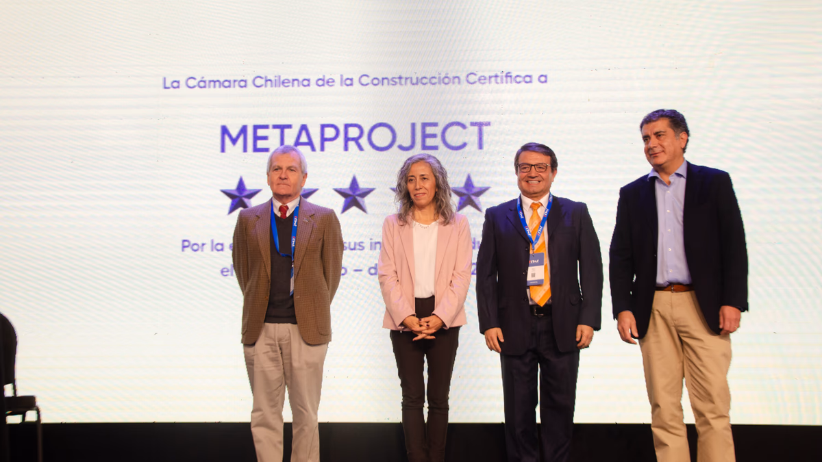 Metaproject distinguido en el Cuadro de Honor 2023 en Seguridad y Salud laboral de la CChC