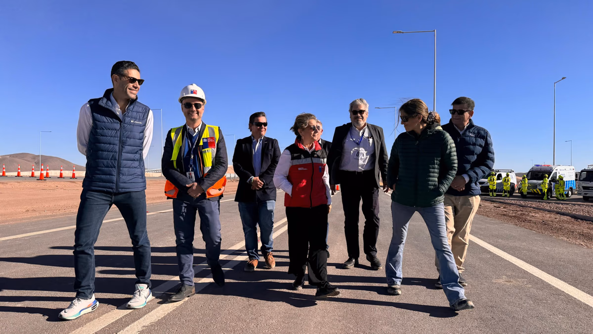 Ministerio de Obras Públicas inaugura apertura al tránsito en nueva Ruta del Loa