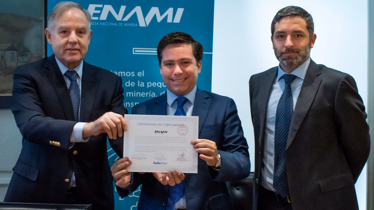 Modelo de prevención del delito de ENAMI recibe certificación Feller Rate