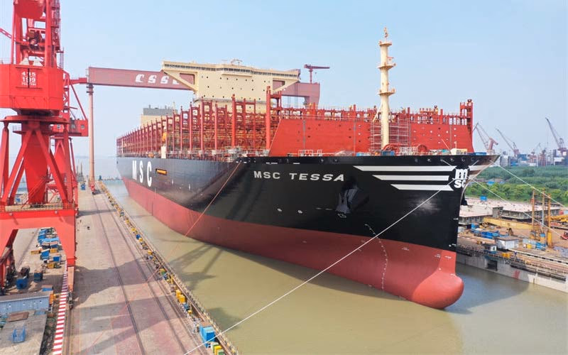 MSC recibirá el mayor portacontenedores del mundo