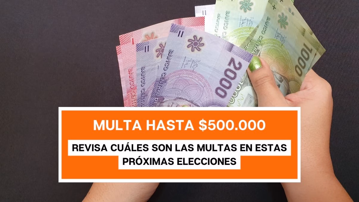 Multas hasta $500.000 por no cumplir en elecciones de consejeros constitucionales