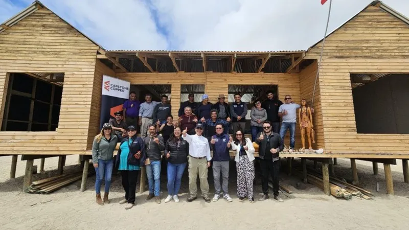 Pescadores de Portofino inauguran sede propia con apoyo de Capstone Copper y CORPROA