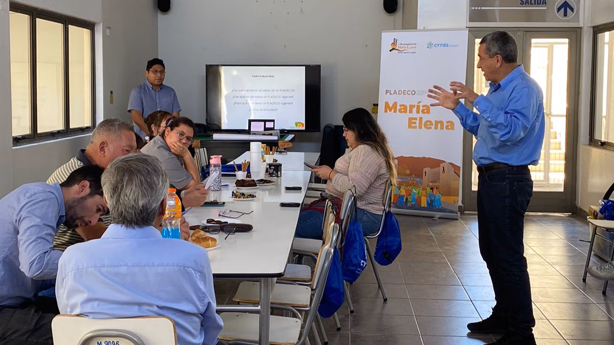 PLADECO de María Elena se prepara para avanzar a la etapa de construcción de imagen objetivo